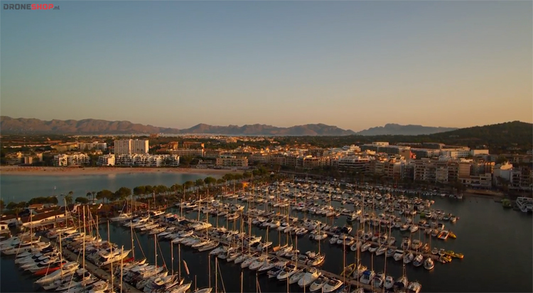 Maik Rovers filmt Alcudia Harbour Mallorca met Yuneec Typhoon H