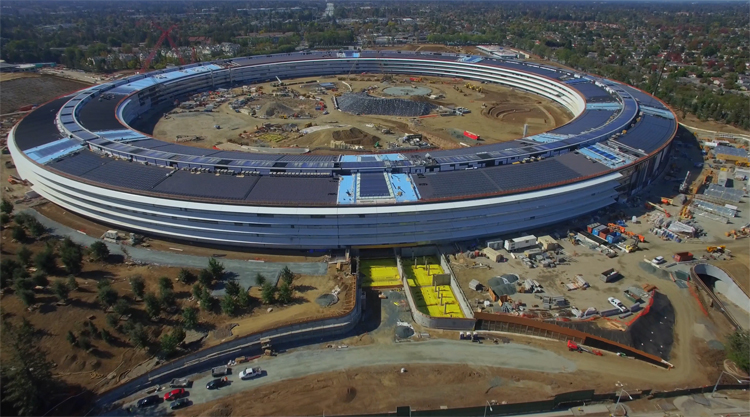 Voortgang bouw Apple Campus 2 (november 2016)
